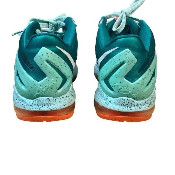 Nike Lebron 11 Low Biscayne 2014 Mens Basketball Sneaker Mystic Green - Size 9.5 - Picture 5 of 11